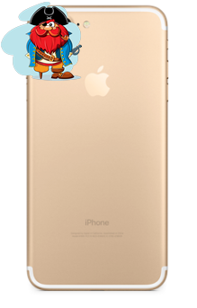 Корпус для Apple iPhone 7 Plus (A1784) цвет: золотой - фото 1 - id-p88616478