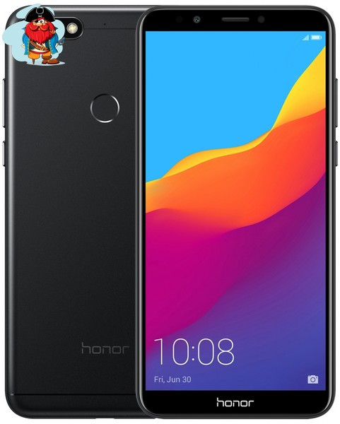 Экран для Huawei Honor 7C (AUM-L41) с тачскрином, цвет: черный - фото 1 - id-p92849732