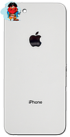 Задняя крышка для Apple iPhone 8 (A1863, A1905, A1906) стекло, цвет: белый (серебристый)