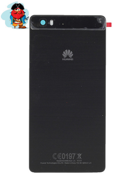 Задняя крышка для Huawei Ascend P8 Lite 2015 цвет: черный - фото 1 - id-p88616505