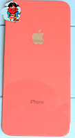 Задняя крышка (стекло) для Apple iPhone XR, цвет: коралловый