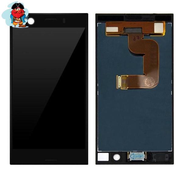 Экран для Sony Xperia XZ1 compact (mini) с тачскрином, цвет: черный - фото 1 - id-p113107523