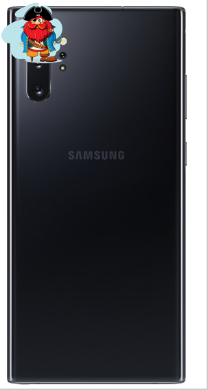Задняя крышка (корпус) для Samsung Galaxy Note 10 Plus + (N9750), цвет: черный - фото 1 - id-p122673359