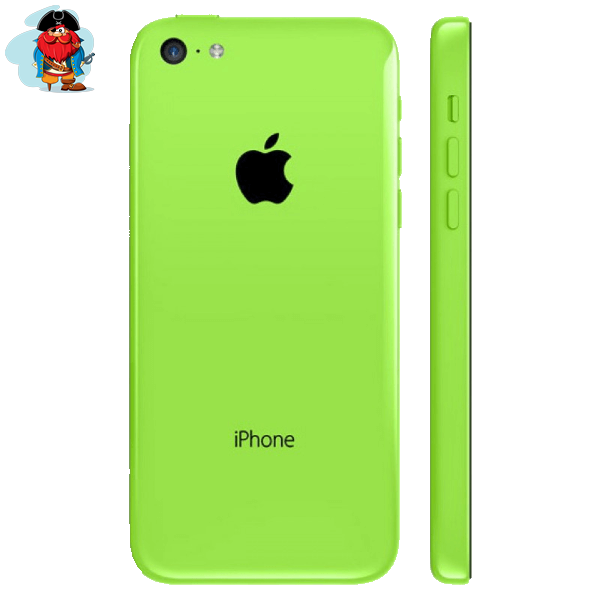 Задняя крышка (корпус) для Apple iPhone 5C (A1532, A1507, A1532, A1456, A1516, A1526, A1529) цвет: зеленая - фото 1 - id-p81588148
