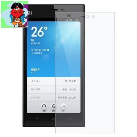 Защитное стекло для Xiaomi Mi3, цвет: прозрачный - фото 1 - id-p88616635