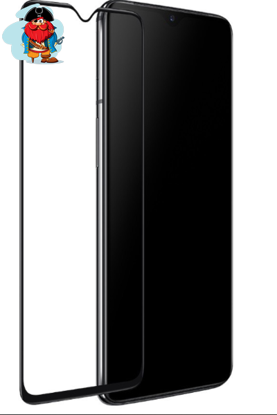 Защитное стекло для OnePlus 7 5D (полная проклейка), цвет: черный - фото 1 - id-p119388002