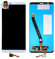 Экран для Huawei Honor 7X (BND-L21) с тачскрином, цвет: белый