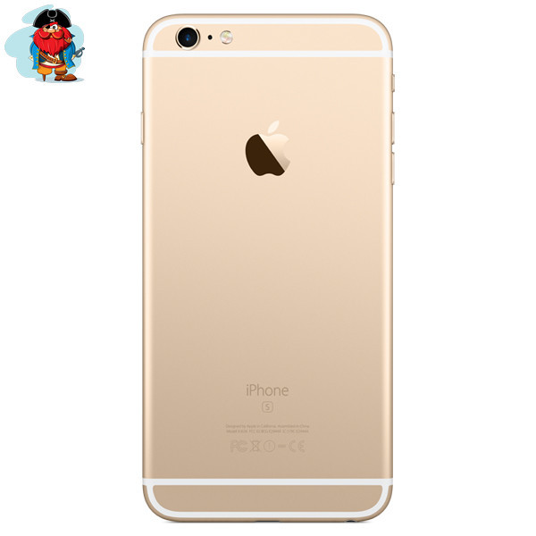 Задняя крышка (корпус) для Apple iPhone 6S Plus (A1634, A1687) цвет: золотой - фото 1 - id-p81588167