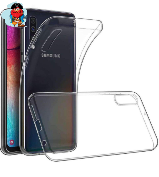 Чехол для Samsung Galaxy A70 силиконовый, цвет: прозрачный - фото 1 - id-p127309848