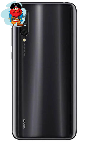 Задняя крышка (корпус) для Xiaomi Mi 9 Lite (Mi9 Lite), цвет: черный - фото 1 - id-p129889470