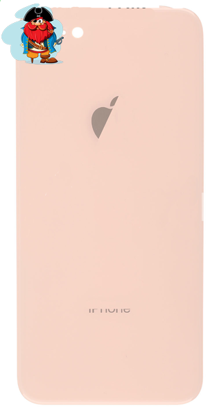 Задняя крышка для Apple iPhone 8 (A1863, A1905, A1906) стекло, цвет: золотой - фото 1 - id-p81588197