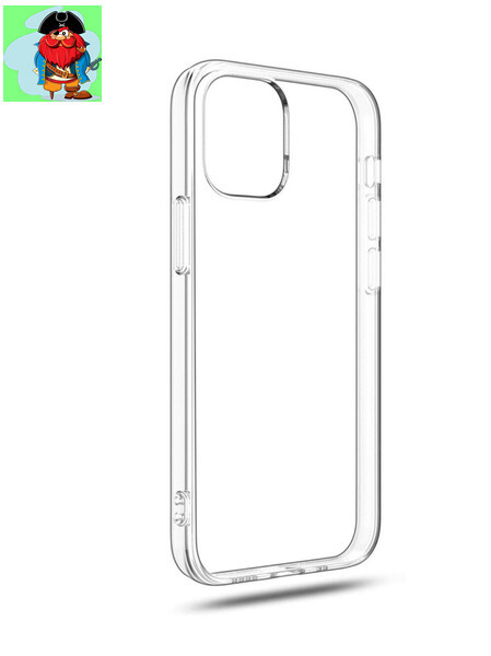 Чехол для iPhone 13, 13 Pro силиконовый, цвет: прозрачный - фото 1 - id-p164849682