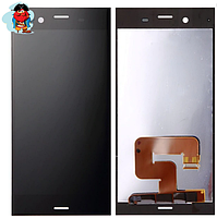 Экран для Sony Xperia XZ1 с тачскрином, цвет: черный