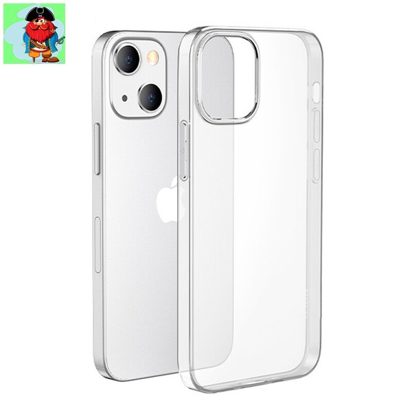 Чехол для iPhone 13 mini силиконовый, цвет: прозрачный - фото 1 - id-p164849684