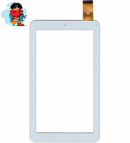 Тачскрин для планшета Универсальный 7" (XN1318V1, HK70DR2119), цвет: белый - фото 1 - id-p93540941