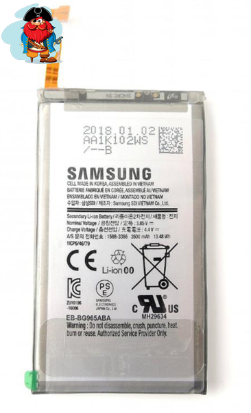 Аккумулятор для Samsung Galaxy S9 Plus (EB-BG965ABA) оригинальный - фото 1 - id-p122673453
