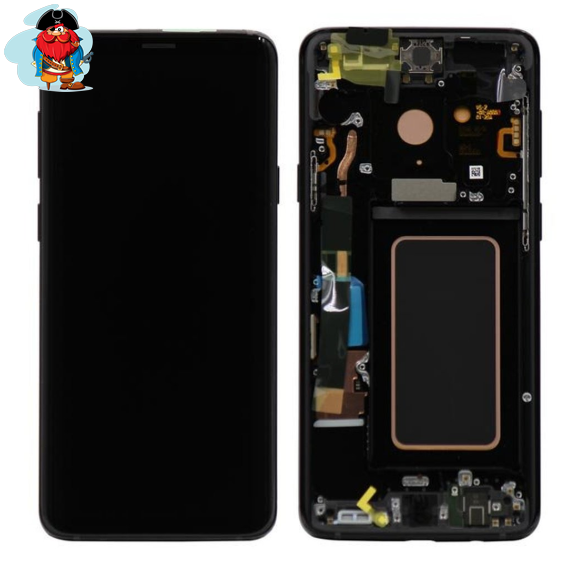Экран для Samsung Galaxy S9 Plus+ (SM-G965) с тачскрином, цвет: черный оригинальный - фото 1 - id-p114908070