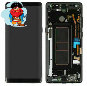 Экран для Samsung Galaxy Note 8 (SM-N950) с тачскрином, цвет: черный оригинальный - фото 1 - id-p114908071