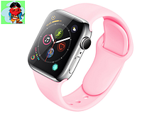 Силиконовый ремешок для Apple Watch 38/40 мм, цвет: Светло-розовый