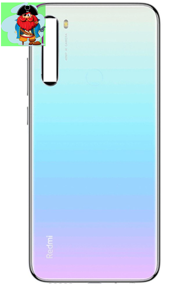 Задняя крышка (корпус) для Xiaomi Redmi Note 8, цвет: белый - фото 1 - id-p116111591