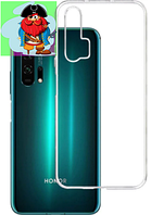 Чехол для Huawei Honor 20 Pro силиконовый, цвет: прозрачный