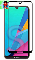 Защитное стекло для Huawei Honor 8S Prime 5D (полная проклейка), цвет: черный