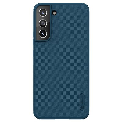 Пластиковый чехол Nillkin Super Frosted Shield Pro Синий для Samsung Galaxy S22 - фото 1 - id-p175490356