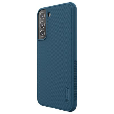 Пластиковый чехол Nillkin Super Frosted Shield Pro Синий для Samsung Galaxy S22 - фото 3 - id-p175490356