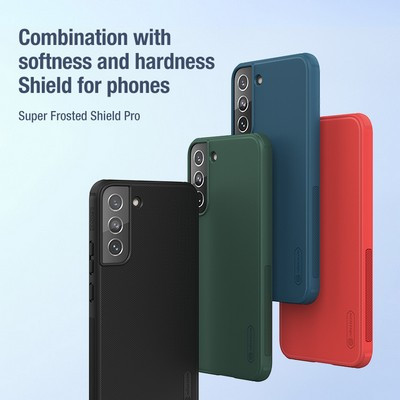 Пластиковый чехол Nillkin Super Frosted Shield Pro Зеленый для Samsung Galaxy S22 Plus - фото 6 - id-p175490360