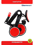 T801 Беговел - велосипед трансформер 2 в1, съёмные педали, трансформер, без  ручки / Красный, фото 2