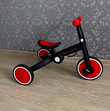 T801 Беговел - велосипед трансформер 2 в1, съёмные педали, трансформер, без  ручки / Красный, фото 8
