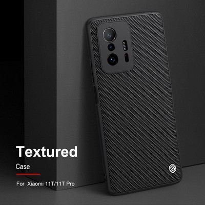Чехол Nillkin Textured Case Черный (без защиты для камеры) для Xiaomi 11T /11T Pro - фото 5 - id-p175490367