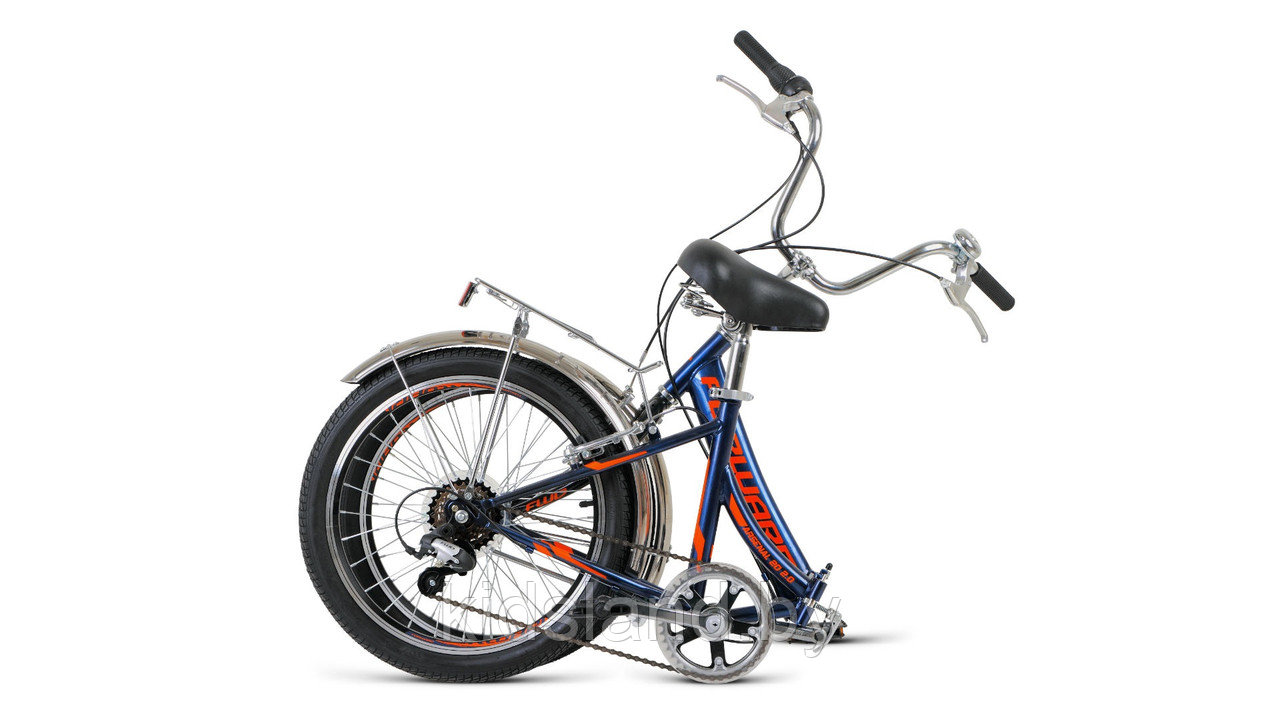 Велосипед Forward Arsenal 20 2.0" (темно-синий/оранжевый) - фото 2 - id-p175543643