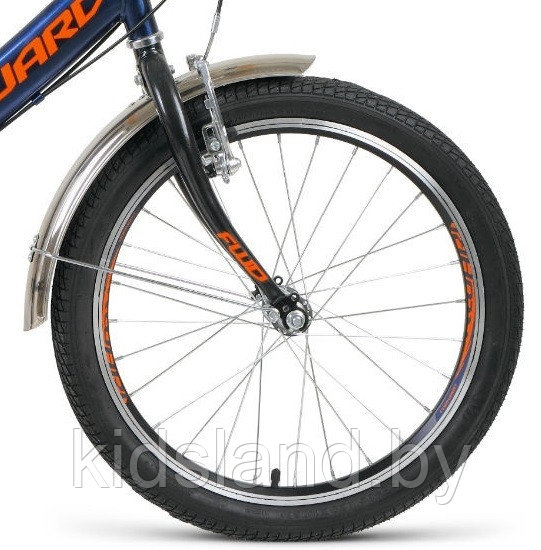 Велосипед Forward Arsenal 20 2.0" (темно-синий/оранжевый) - фото 5 - id-p175543643