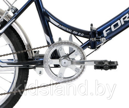 Велосипед Forward Arsenal 20 2.0" (темно-синий/серый) - фото 3 - id-p175545558