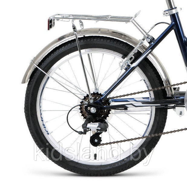 Велосипед Forward Arsenal 20 2.0" (темно-синий/серый) - фото 2 - id-p175545558