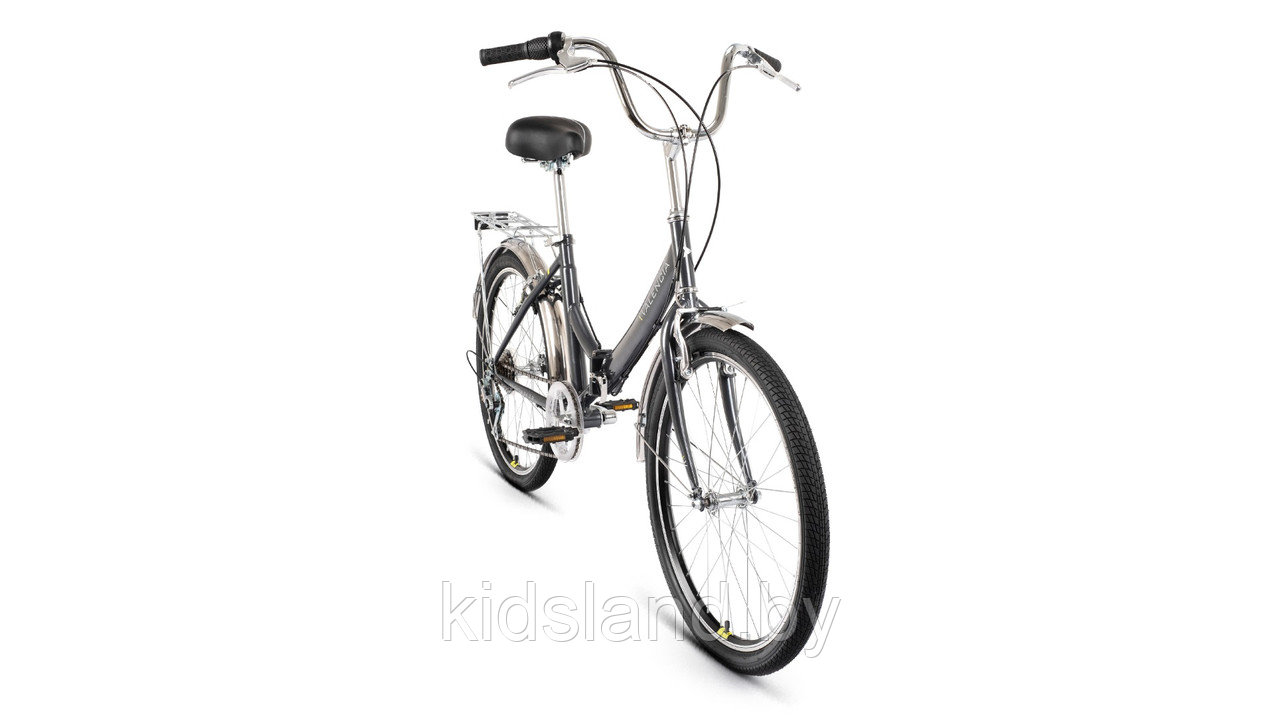 Велосипед Forward Valencia 24 2.0" (темно-серый/зеленый) - фото 2 - id-p118021886