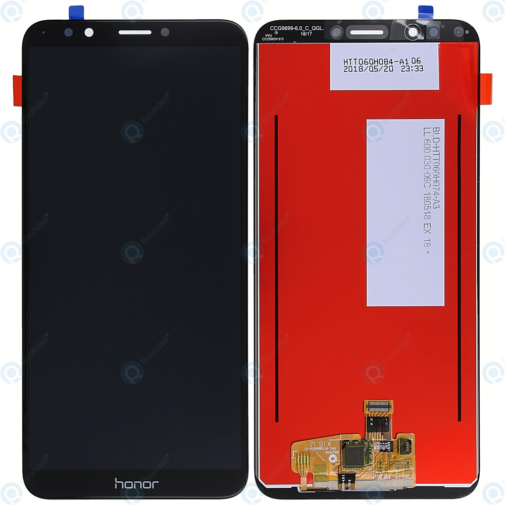 Дисплей (экран) Huawei Honor 7C Pro (LND-L29) с тачскрином, черный