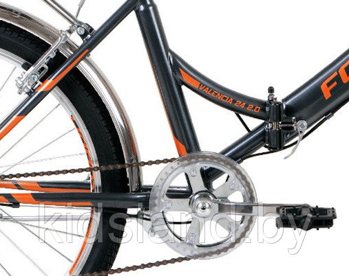 Велосипед Forward Valencia 24 2.0" (темно-серый/бежевый) - фото 4 - id-p175547238