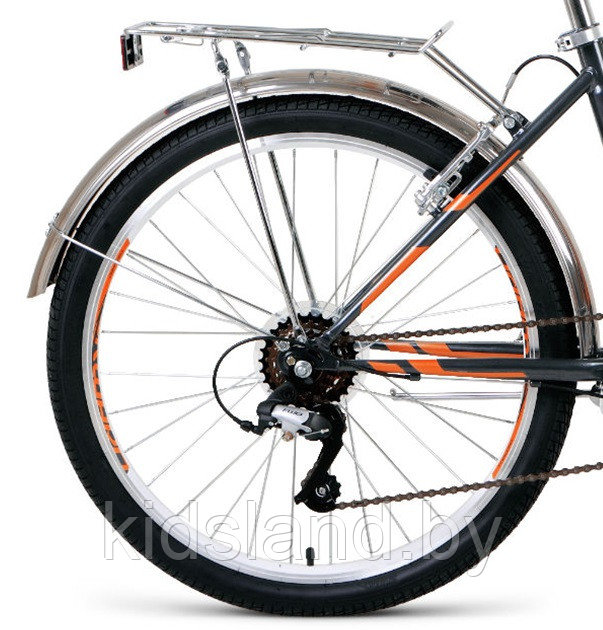 Велосипед Forward Valencia 24 2.0" (темно-серый/бежевый) - фото 3 - id-p175547238