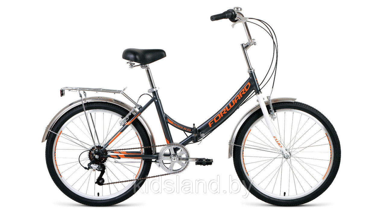 Велосипед Forward Valencia 24 2.0"  (темно-серый/бежевый)