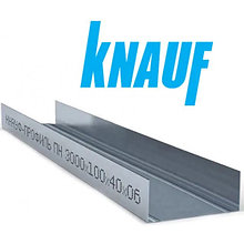KNAUF Профиль UW100*40 3м усиленный, толщина металла 0,6мм