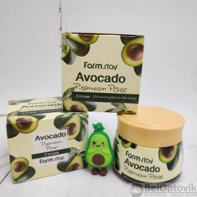 Антивозрастной крем для лица FarmStay серия Premium Pore, 70 ml Avocado отбеливающий лифтинг - крем (с маслом