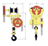 Таль ручная червячная передвижная ТРЧП 5,0 т 12 м