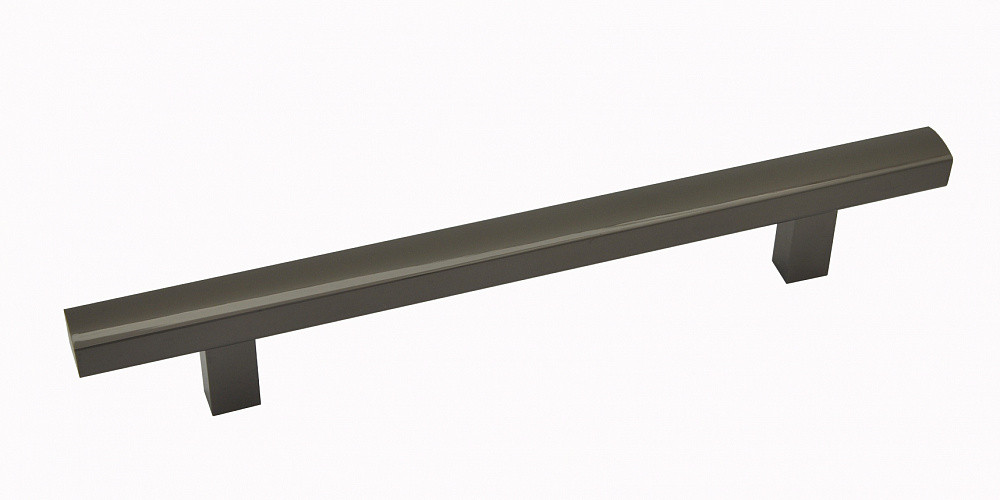 Ручка мебельная JET 196 м.ц.128 мм алюминий черный никель RQ196A.128NP99