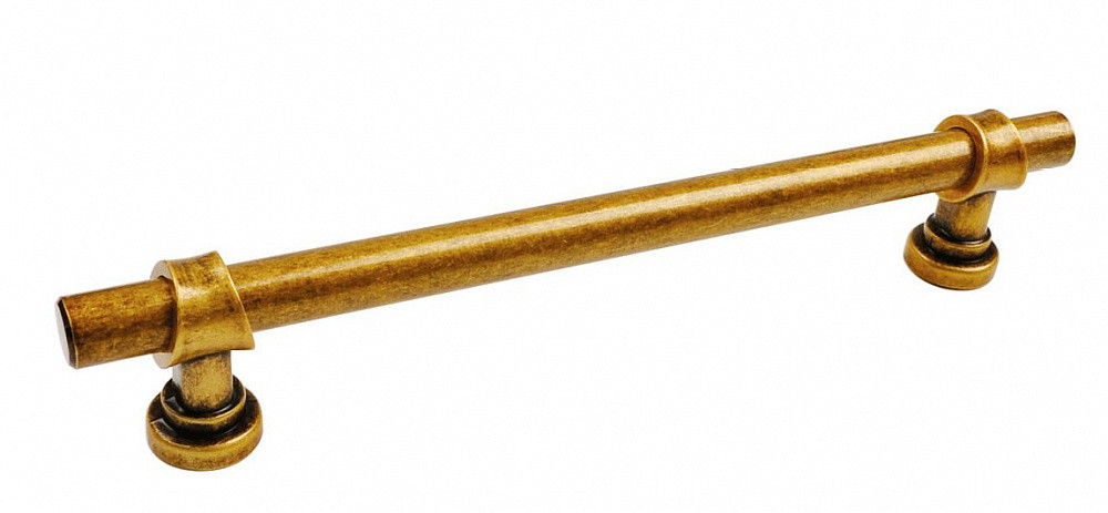 Ручка рейлинг 108 м.ц.128мм сталь/замак ант.бронза Валенсия RQ108S.128BA