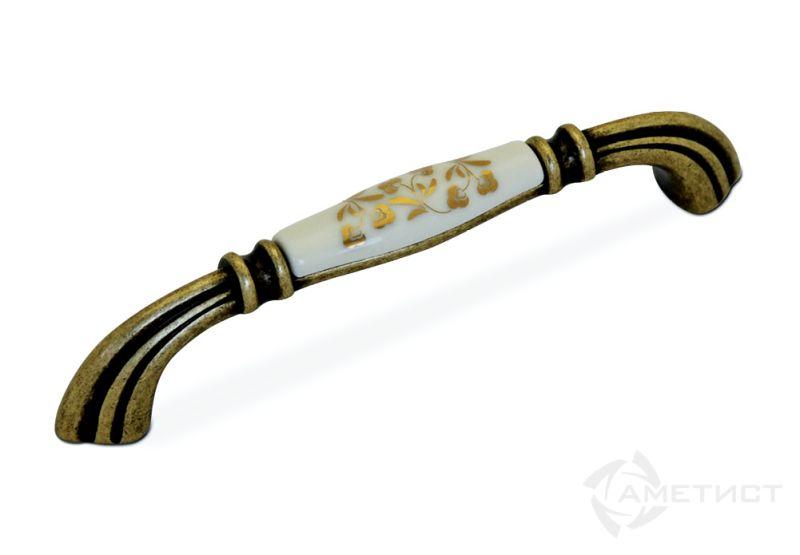 Ручка M71, м.р.128мм, покрытие античная флоренция 00D1 M71X01.H3MD1G