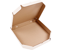 Коробка для пиццы 320*320*40 мм крафт, микрогофра - 50шт.