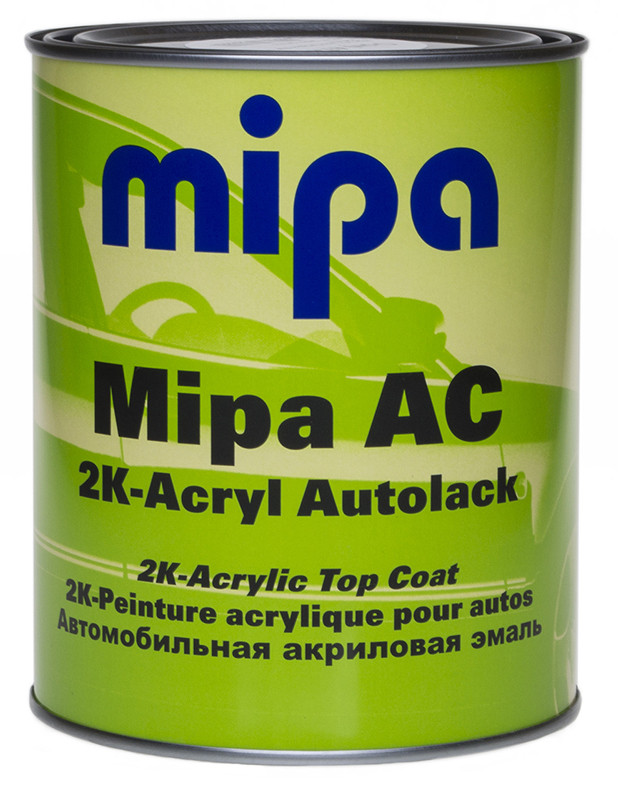 MIPA 240010001 2K-HS-Acryl-Fertigtöne Rallye schwarz matt Краска акриловая черная матовая 1л - фото 1 - id-p175577409