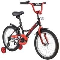 Детский велосипед Novatrack Strike 18 2020 183STRIKE.BKR20 (черный/красный) - фото 2 - id-p175577658